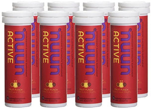 Nuun Active 3160808 Nuun Sport Hydrating Electrolyte Tablets, Fruit Punch, 8 count