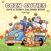 Cozy Cuties: Coloring Book for Adults and Kids