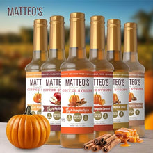 Matteo's Barista Style Sugar-Free Coffee Syrup, 6 Flavour Harvest Variety Pack, Zero Calories and Sugar, Keto-Friendly Coffee Syrups, Delicious Flavoured Coffee Syrup - 25.4 oz Syrup Bottles