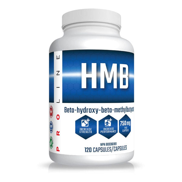 PROLINE HMB Capsules | 3000mg HMB (Beta-Hydroxy Beta-Methylbutyrate), 750mg Per Capsule | HMB Leucine Supplement for Muscle Growth, Recovery, Muscle Soreness, Strength | 120 Capsules