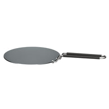 Tramontina Utsava 10.5-Inch Tri-Ply Clad Stainless Steel Ceramic-Coated Concave Chapati Tawa, Non Stick Tava Pan for Roti, Crepe Pan, Comales para Tortillas, Nonstick Pancake Griddle