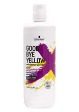 Schwarzkopf Goodbye Yellow Neutralizing Shampoo Purple Shampoo for Blonde Hair - Colour Toner Eliminates Brassy Yellow Tones for Blonde or Bleached Hair - Paraben & Sulphate-Free