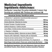 Mammoth NeuroStim 60 Serve, Caffeine & Nootropic Brain Supplement Formula, Energy & Focus, Mental & Physical Boost, Increased Cognition, Lion’s Mane Mushroom, Clear Raspberry