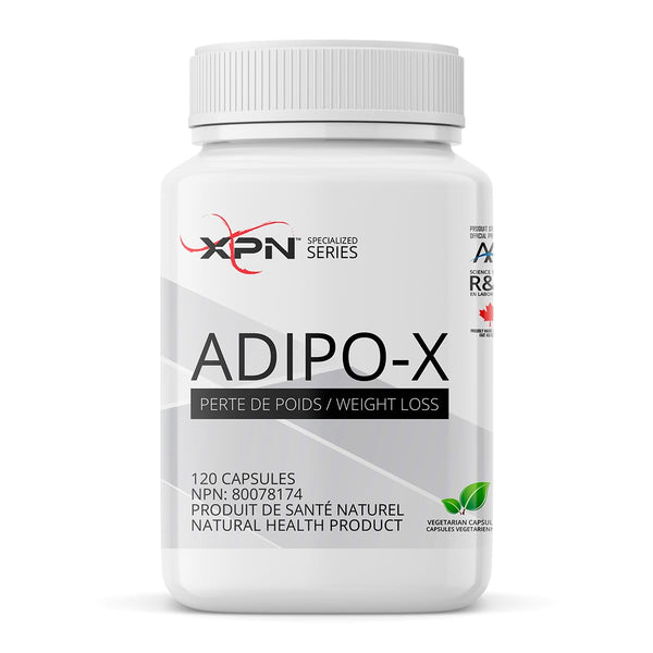 XPN - Adipo-X - Thermogenic Natural Blend - Men & Women - Appetite Control - Reduces inflammation - Weight Management - 120 Vegan Capsules