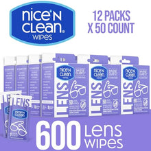 Nice 'N CLEAN SmudgeGuard Lens Wipes (600 Total Wipes) | Individually-Wrapped, Pre-Moistened, Ammonia-Free Lenses Wipes | Lens Cleaning Wipes for Eyeglasses, Camera Lens, Goggles, Sunglasses