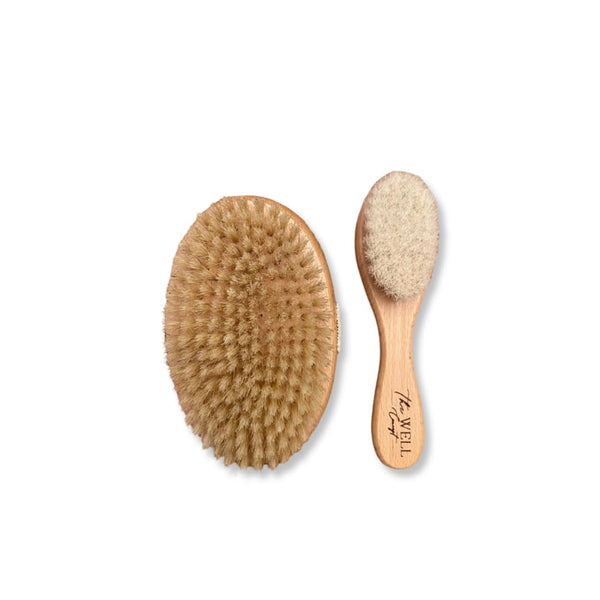 The Well Concept Body & Face Dry Brush Set