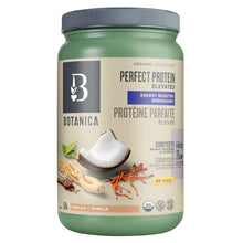 Botanica Health Perfect Protein Elevated Energy Booster, Versatile Protein Powder with Muscle Support & Energy Source, Muscle Repair and Recovery, Energy, B Complex, Panax Ginseng, Cordyceps, Athletes, Exercise Supplement, Vanilla Protein Powder, Organic,