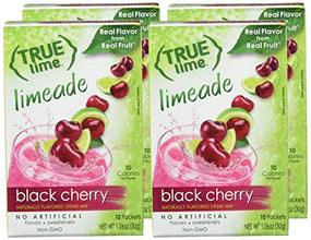 True Black Cherry Limeade Drink Mix, 10-count (Pack of 4)1.06oz