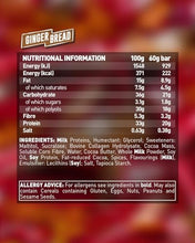 GRENADE CARB KILLA BAR Gingerbread 12x60gm