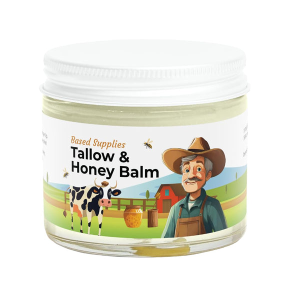 Tallow & Honey Balm Moisturizer MAKE SURE SELLER is "Based Supplies" under sold by