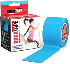 RockTape Original 2-Inch Water-Resistant Kinesiology Athletic Tape, Blue