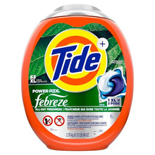 Tide Power Pods Laundry Detergent Pacs with Febreze, 63 Count, Botanical Rain Scent, Febreze Freshness with Odor Eliminators