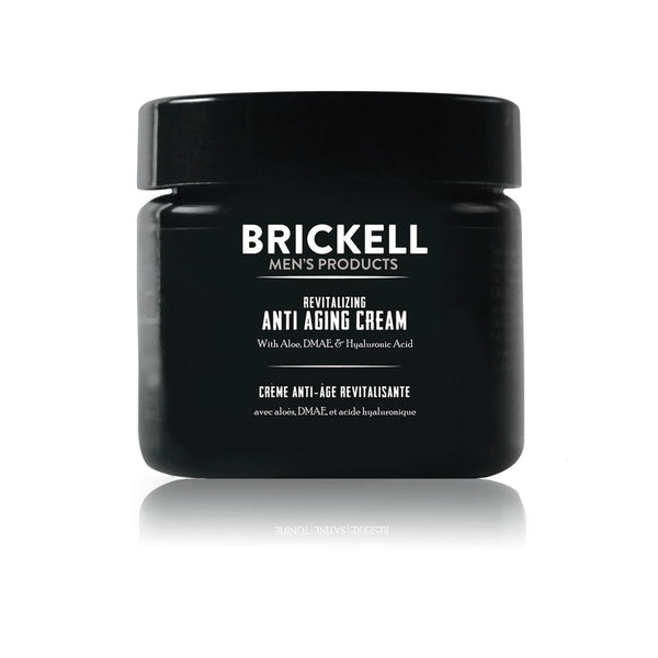 Brickell Men's Revitalizing Anti-Aging Cream For Men, Natural and Organic Anti Wrinkle Night Face Cream To Minimize Fine Lines and Wrinkles, 2 Ounce, Scented