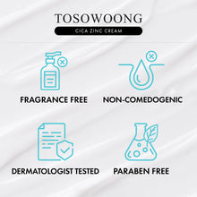 TOSOWOONG Zinc Cream, 100,000ppm Zinc Oxide, Skin Barrier Repair, Moisture Barrier Cream, Korean Skincare, 50g, 1.76 oz.