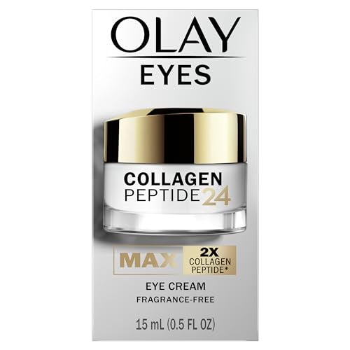 Olay Collagen Peptide 24 MAX Eye Cream, Fragrance-Free, 15 mL