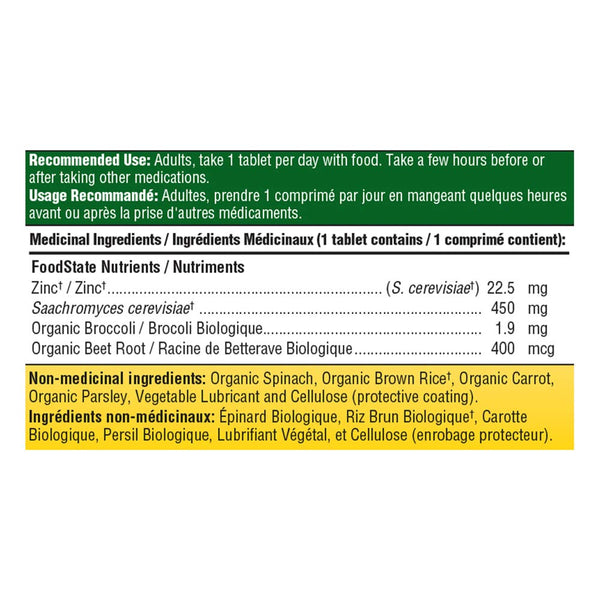 MegaFood Natural Zinc Supplements 60 Capsules | Multivitamins Mineral Supplements for Women Men and Kids | Helps Maintain Immune Health & Healthy Skin | Anti Inflammatory and Antioxidant Supplements with Beet Root, Parsley Leaf, Rice, Spinach & Stearic Ac