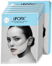 Lipofix Lift & Firm V-Line Sculpting Mask – Advanced Chin & Jawline Shaping Solution for Tightening & Lifting. 5 Masks