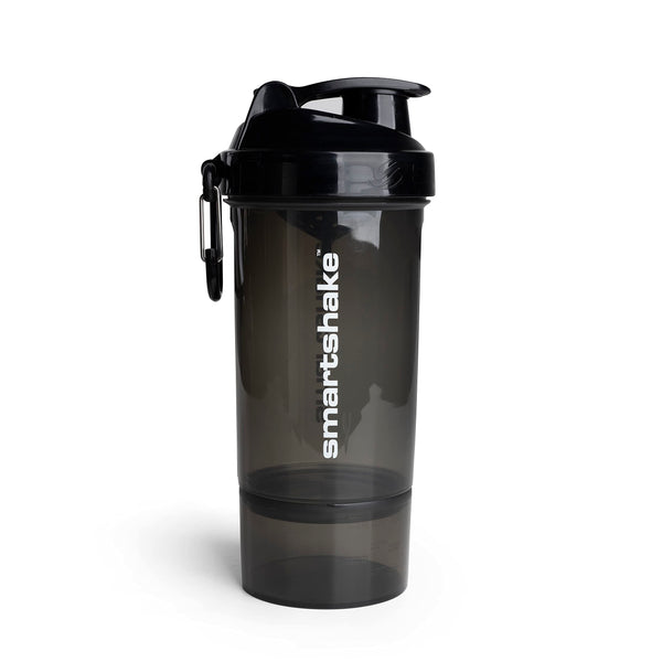 SmartShake Original 2GO ONE Bottle, 27 oz Shaker Cup, Gunsmoke