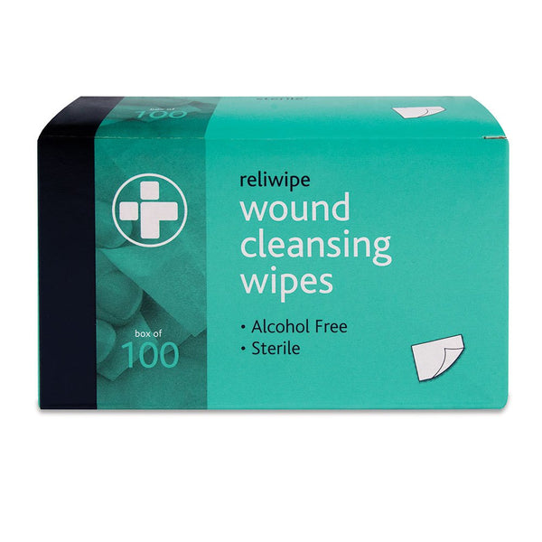 Reliance Medical Reliwipe Sterile Wound Cleansing Wipes - Pack of 100