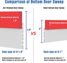 [New Upgrade] Huge Gap Door Draft Stopper, 3.4