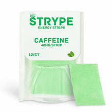 STRYPE Energy Strips | Instant Caffeine in a Strip | 80mg per Serving | Portable Caffeine + Breath Mints | Zero Calories & Zero Sugar | Spearmint Flavor | 12 Strips per Pack (3 Pack/36 Total)