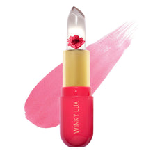 Winky Lux Color-Changing Lip Balm, Vegan & Cruelty Free, Hydrate & Plump, Sheer Pink Lipstick, Pink Flower