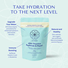 Vegan Electrolyte Powder for Post Workout | NIYAMA After Practice | Made in Canada | Hydrates, Replenishes, Accelerates Recovery, Improves Immunity | Keto-Friendly | Pineapple Coconut (30 Servings)