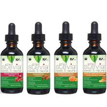 Stevia Liquid Drops Fall Classics Bundle - 4 Flavours (Pumpkin Spice, Maple & Brown Sugar, Pomegranate, Cinnamon) - Zero Calorie, Natural Sweetener by CraveStevia