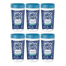 Wet Ones Hand Wipes, Aloe & E Wipes 40 Count (Value Pack of 6)