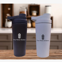 The Metal Shaker - 24 Ounce Stainless Steel Protein Shaker Bottle