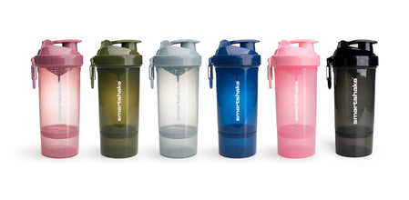 SmartShake Original 2GO ONE Bottle, 27 oz Shaker Cup, Gunsmoke