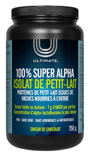 Ultimate 100% High Alpha Whey Isolate, Chocolate, Powder, 750g, High Performance, Grass-Fed, Low Lactose, Highest Alpha-Lactoalbumin, 7 g of BCAA per serving