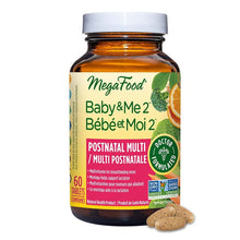 MegaFood Postnatal Vitamins for Breastfeeding Moms | Postpartum Lactation Supplement Multivitamins for Women | Vitamin C Vitamin A Choline Moringa Leaf & Iron | 60 Tablets