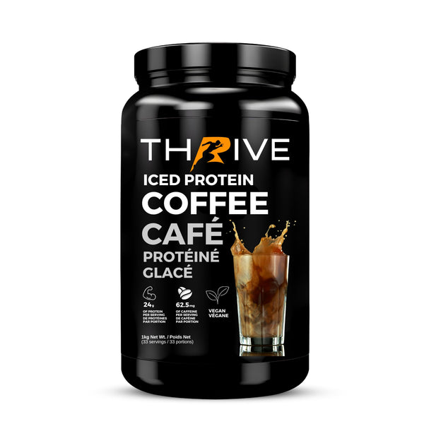 Protein Coffee | Thrive Protein | Vegan, 22g Protein, 100% Natural Ingredients | 1kg Protein Powder (33 servings)