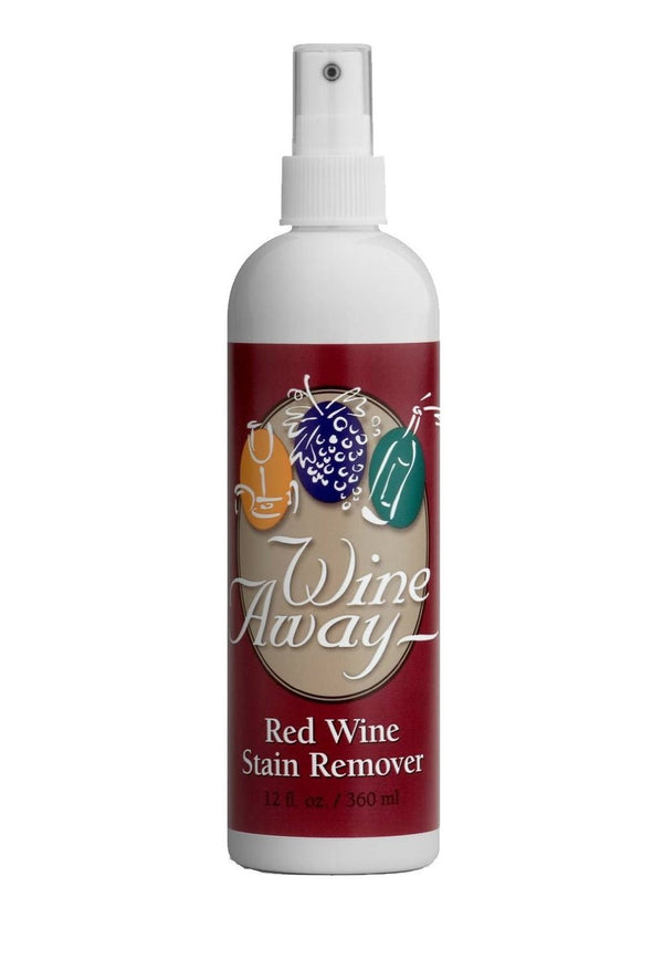 Wine Away Red Wine Stain Remover - Perfect Fabric Upholstery and Carpet Cleaner Spray Solution - Removes Wine Spots - Wine Out - Zero Odor - Spray and Wash Laundry to Vanish Stain - 12 Ounce, Set of 3