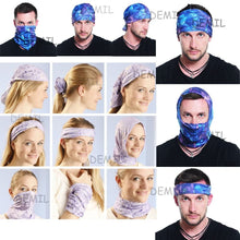 Outdoor Multifunctional Sports Headbands Magic Bandanas Seamless Scarf Headscarves(12pcs-Colourful series1)