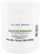 Zeolite Powder 1 Pound - 454 g | Ultra FINE Less-Than 2 µm | Clinoptilolite: 94%+-3 | 3X Activated | Natural Mineral Dust | Heiltropfen