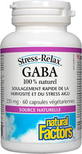 NATURAL FACTORS Gaba (250 mg - 60 veg caps)