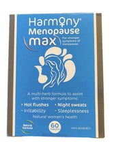 Martin & Pleasance - Harmony Menopause Max, 60 Tablets - Hot Flashes and Night Sweats Supplement - Menopause Relief for Women - Mood Support and Inflammation Supplements - Menstrual Pain Relief