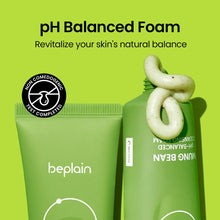 Facial Cleanser, Mung Bean pH-Balanced Cleansing Foam, Korean Beauty Skincare by Be Plain 160mL