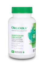 Organika Canadian-Made Vegetarian Collagen - Sourced From Natural Eggshell Membrane For Healthier Skin, Hair, Nails and Joints - 60vcaps