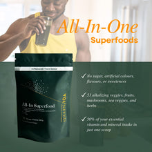 Younited All-In Superfood Greens Powder | Made in Canada | 53 Premium Organic Food Ingredients | 6 Servings of Vegetables + Fruit per Scoop | Loaded w/Phytonutrients | Unflavoured (30 Servings)