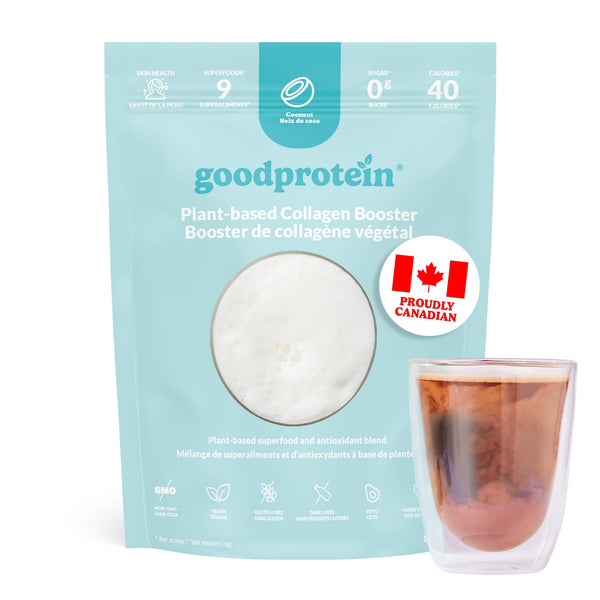 GoodProtein Collagen Booster Powder - 100% Natural Plant-Based Collagen-Boosting Superfoods | Vegan, Non-GMO, Dairy-Free, Gluten-Free, No Added Sugar | Antioxidant-Rich with Polyphenols | 180g, 30 Servings