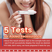 PregSeen Pregnancy Test Cassette | 5 Count Home Pregnancy Test Kit Over 99% Accuracy | Early Detection HCG Pregnancy Tests with Cup & Dropper | Test & Confirm Results 6 Days Sooner