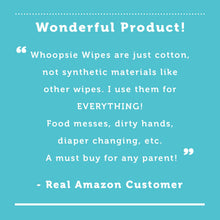 Whoopsie Wipes | Ultra-Soft - 100% Pure Cotton Dry Baby Wipes | Use Wet or Dry | Soft & Sensitive | Extra Strong & Absorbent (6 Pack - 600 Count)