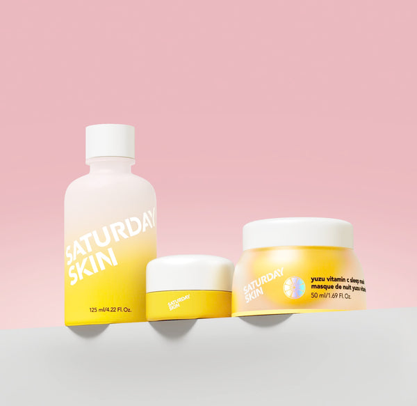 Saturday Skin Yuzu Vitamin C Bright Toner for Dryness Dullness Face Hydrate Tone Glow Niacinamide Smooth Skin Facial Water Korean Skincare Ideal for All Skin Type