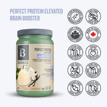 Botanica Health Perfect Protein Elevated Brain Booster, Versatile Protein Powder with Added Brain Superfoods and B Vitamins, Stress Repair, Muscle Recovery, Focus and Cognitive Support, Vanilla Protein Powder, Coconut Milk Powder, Lion's Mane, Rhodiola, O