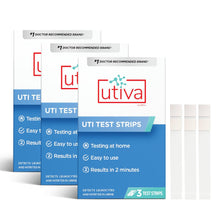 Utiva UTI Test Strips – Home Test Kit for Urinary Tract Infection – Clinically Accurate Results in 2 Minutes – Urine Test Strips for Women and Men, Bundle of 3 Boxes (9 Strips)