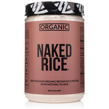 Naked Rice 1LB - Organic Brown Rice Protein Powder - Vegan Protein Powder, GMO Free, Gluten Free & Soy Free. Plant-Based Protein, No Artificial Ingredients - 15 Servings