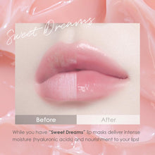 Sweet Dreams Lip Mask-Nourishing, Plumping and Hydrating Lip Balm | Ecofriendly Lip Sleeping Mask | Hyaluronic Acids+Vitamin C+Shea Butter+Antioxidants | Peach